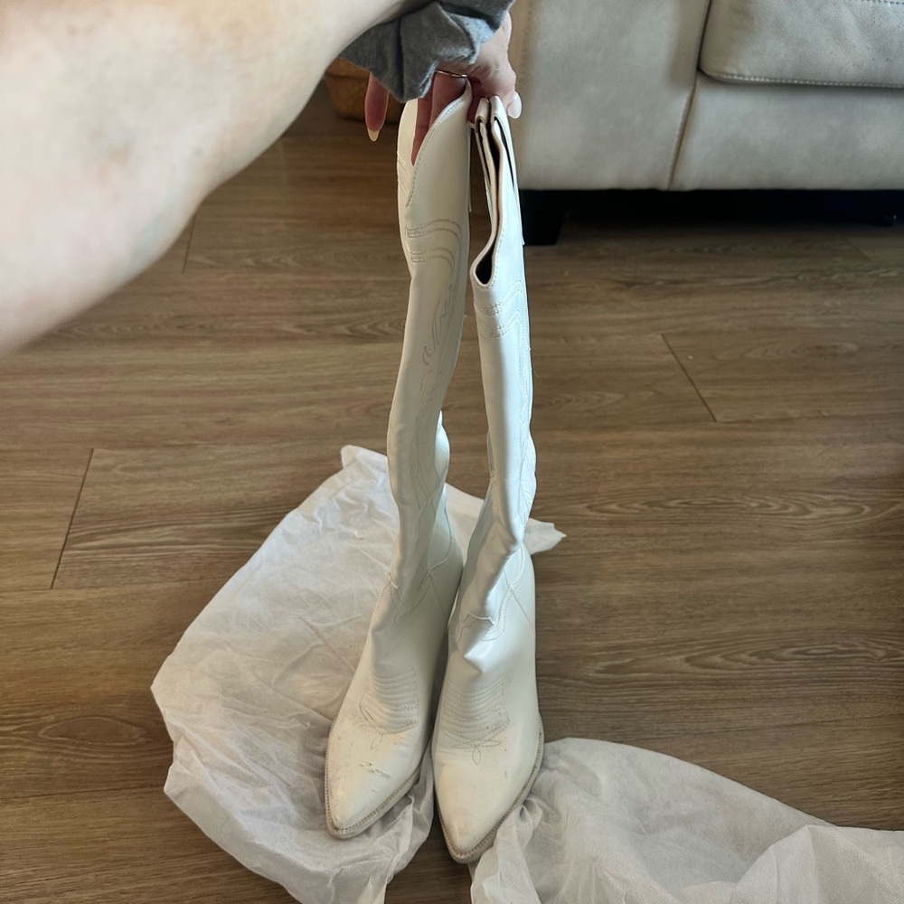 Cowboy Boots White Women's Boots